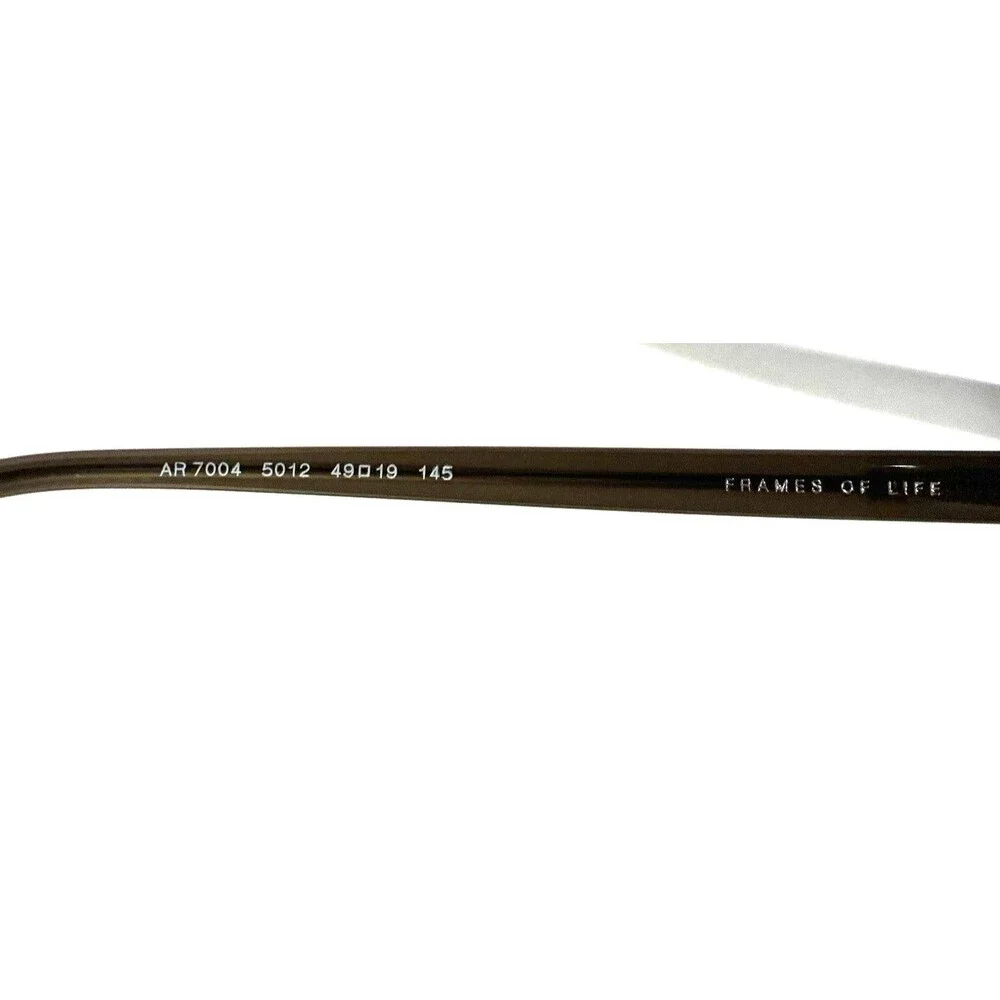 New Giorgio Armani AR7004 5012 Mens Eyeglass Frames Matte Grey Round 48-19~145